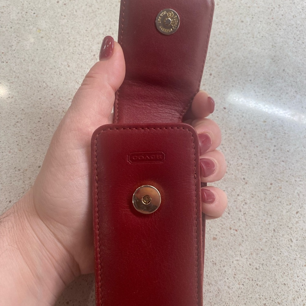 Vintage Coach Cell Phone Holder - Picture 3 of 4
